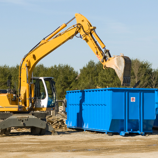 what size residential dumpster rentals are available in Tatums